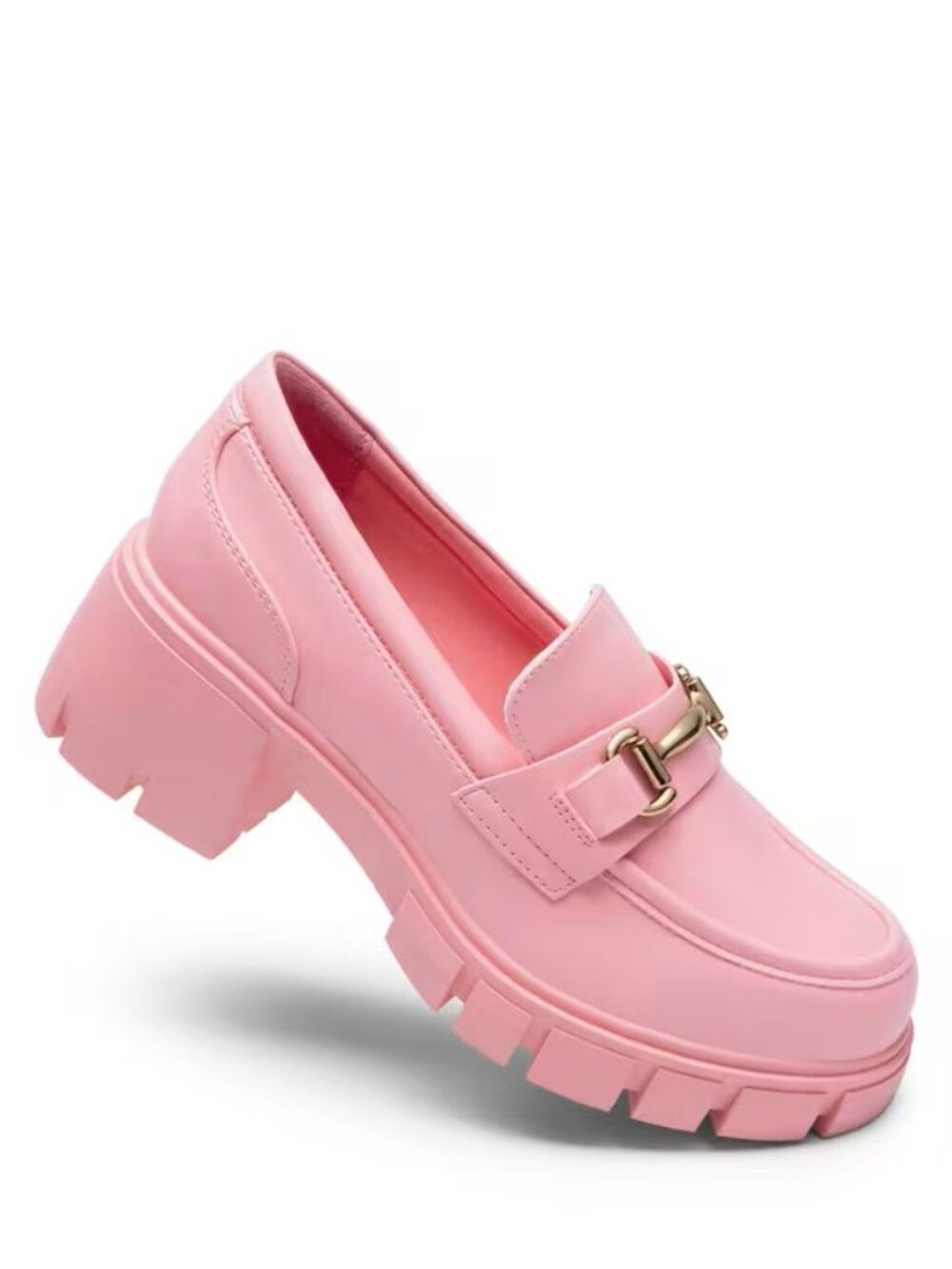 DREAM PAIRS CHUNCY LOAFER WOMEN'S SHOES COLOR PINK SIZE US 6.5 - Picture 4 of 4